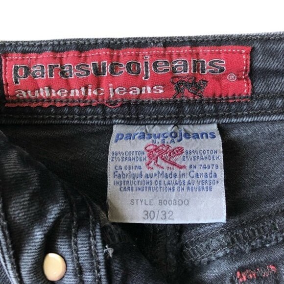 Parasuco Jeans Vintage Dark Gray Mom Jeans 27 - Picture 8 of 16